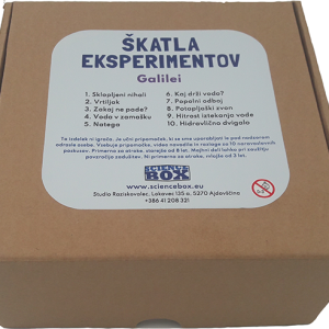Škatla eksperimentov GALILEI - Poučno darilo za otroka